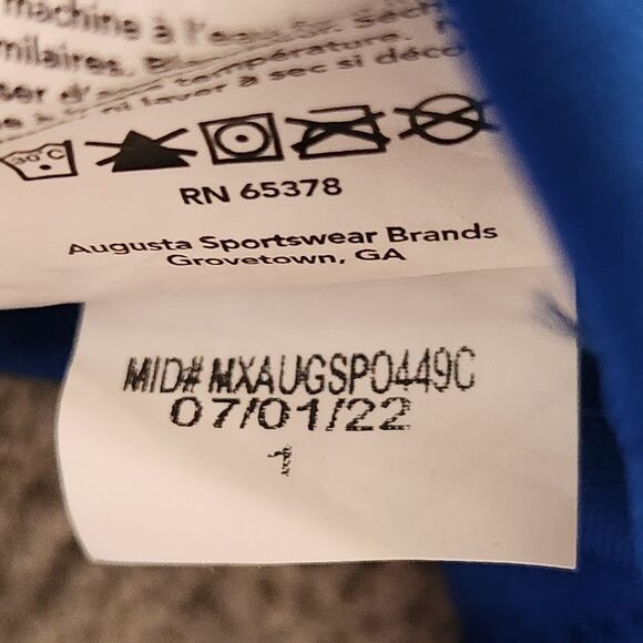 New England Patriots 1/4 Zip Pull Over Holloway Dry Excel Shirt Mens Size XL - Picture 8 of 9